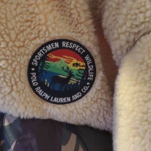 Mens Ralph Lauren fleece and came jacket